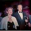 Zsa Zsa Gabor and George Sanders at the March 29, 1951 Oscar ceremony