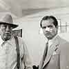 John Huston and Jack Nicholson, Chinatown, 1974