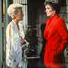 Lana Turner and Jane Wyman Falcon Crest photo, 1982