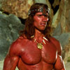 Arnold Schwarzenegger as Conan the Barbarian 1982