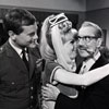 Larry Hagman, Barbara Eden in I Dream of Jeannie with Groucho Marx, 1967