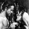 John Derek in The Ten Commandments with Debra Paget, 1956