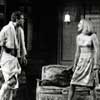 Michael Tighe photo of Daniel Hugh Kelly and Kathleen Turner in the Broadway production of Cat on a Hot Tin Roof, 1990