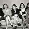 Groucho Marx, Lucille Ball, Chico Marx, Ann Miller, and Harpo Marx in Room Service, 1938