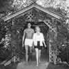 Rock Hudson in Palm Springs with Betty Abbott photo, 1955