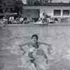 Rock Hudson at Palm Springs Racquet Club, 1954 Bob Beerman photo for Modern Screen Magazine