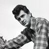 Vintage Rock Hudson photo at home in Hollywoood, 1952