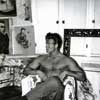 Steve Reeves at artist Kenneth Kendall's Studio, 1947