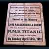 Ephemera, Titanic The Exhibition, Los Angeles, December 2023