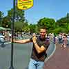 Disneyland Central Plaza Omnibus sign, May 2006