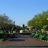 Disneyland Central Plaza Partners Statue, May 2006