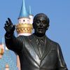 Disneyland Central Plaza Partners statue, January 2009