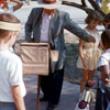 Disneyland Central Plaza Organ Grinder 1950s