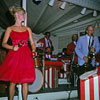 Singer Terri and Bill Elliott and his band at Disneyland Central Plaza, August 27, 1965