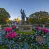 Disneyland Central Plaza Partners Statue, February 2016