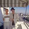 Jane's Addiction members Stephen Perkins and Perry Farrell, Chateau Marmont, room 54 balcony, 1990