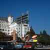 Imperial Gardens and Chateau Marmont on Sunset Boulevard, March 1979