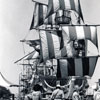 Disneyland Chicken of the Sea Pirate Ship photo, 1955