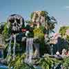 Disneyland Chicken of the Sea Pirate Ship Restaurant and Skull Rock photo, May 1963