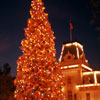 Disneyland at Christmas photo, December 1970