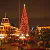 Disneyland Town Square at Christmas, December 2007