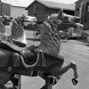 Disneyland Construction, Carousel Horse, June 1955