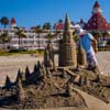 Coronado Island beach in San Diego January 2014