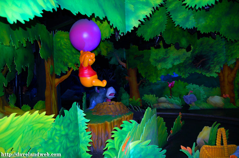 the many adventures of winnie the pooh ride disneyland