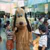 Pluto in Fantasyland at Disneyland, March 1971