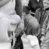 Snow White's Dwarf with Janet Leigh's daughter at Disneyland 1962