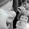 Snow White's Dwarf with Janet Leigh's daughter at Disneyland 1962