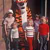 Tigger in Disneyland's Town Square, February 1970