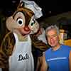 Dale at Disneyland Hotel Goofys Kitchen, September 2011