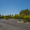 Disneyland tram and parking lot photo, June 2013