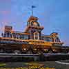 Walt Disney World Railroad Station, Main Street USA, January 2010