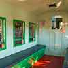 Caboose interior, Disneyland New Orleans Square Station, February 2007