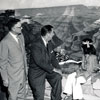 Grand opening of the Disneyland Grand Canyon Diorama with Walt Disney March 31, 1958