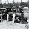 Finishing touches on the E.P. Ripley June 1955