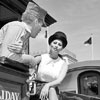 Disneyland Main Street Station with Sophia Loren, Spring 1963