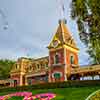 Disneyland Main Street Train Station April 2014