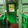 Caboose interior, onto Disneyland Fantasyland Depot, May 2011