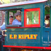 Disneyland Railroad through Frontierland, May 2008