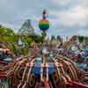 Disneyland Dumbo Flying Elephants May 2016