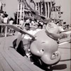 Disneyland Dumbo the Flying Elephant attraction 1958