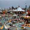 Disneyland Dumbo attraction photo, July 1959