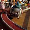 Disneyland Dumbo attraction, October 1955