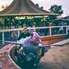 Disneyland Dumbo attraction, October 1956