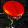 Jerry Lee Lewis stool, Sun Studios, Memphis, October 2009