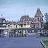 Main Street Train Station 1950s Holiday photo