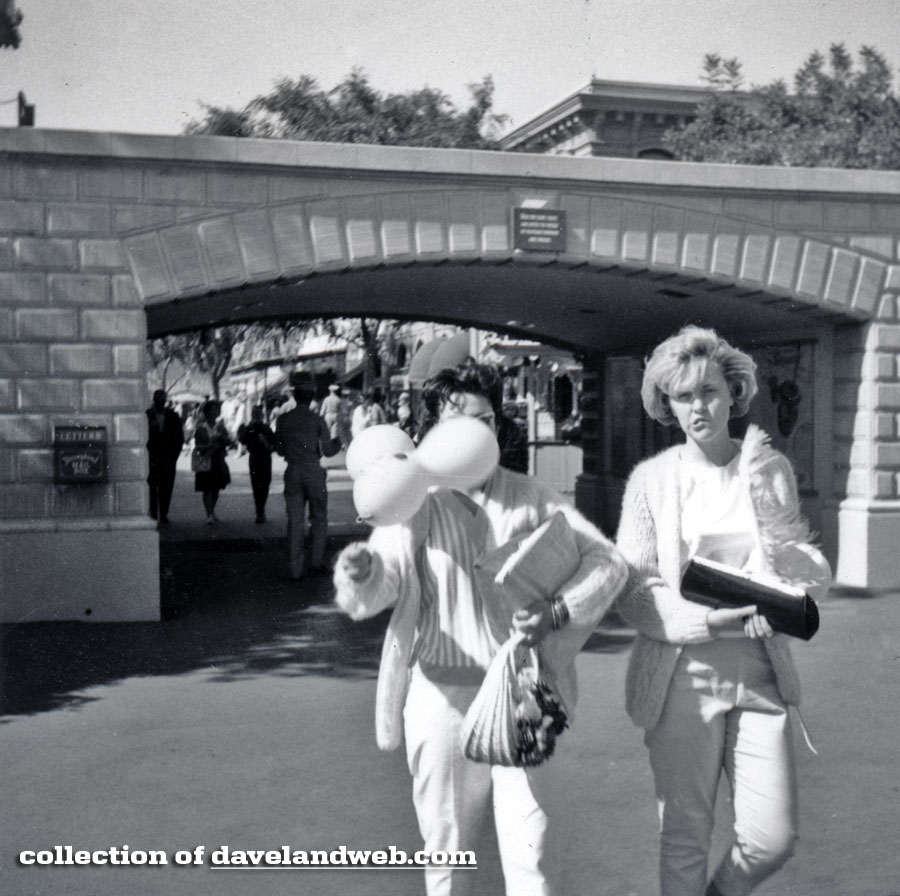 Disneyland Entrance May 1964 photo